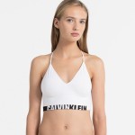 Podprsenka bez kostice QF1567E-100 bílá – Calvin Klein